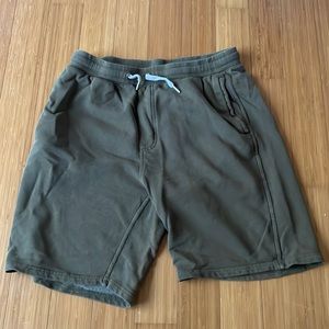 Green Sweat Shorts